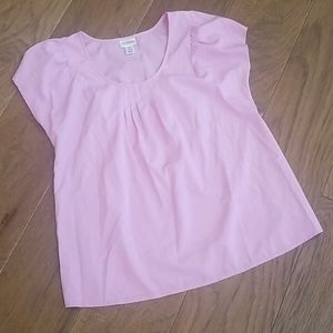 Short sleeve maternity blouse